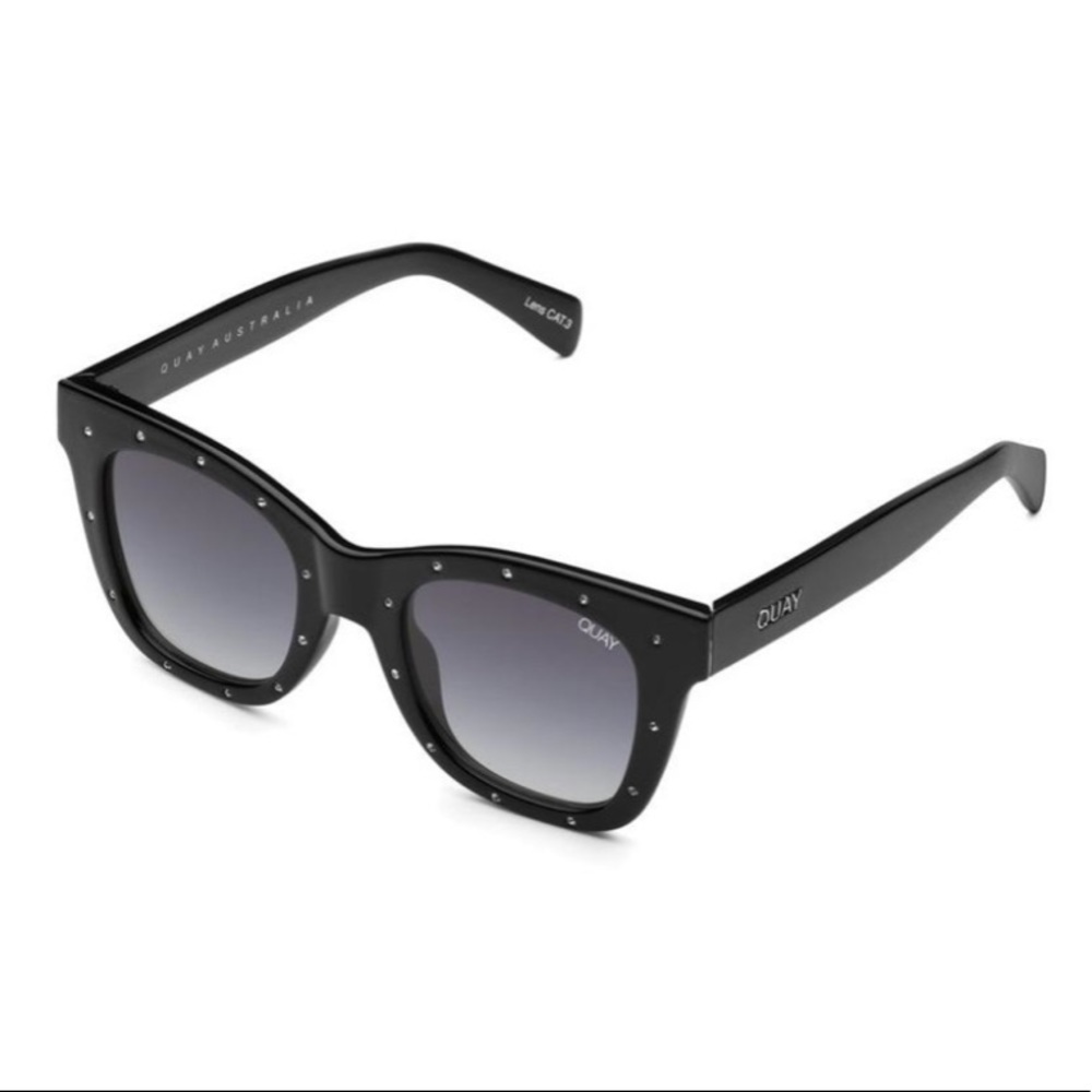 LAST Quay Australia Black Rhinestone Sunglasses - Picture 3 of 6